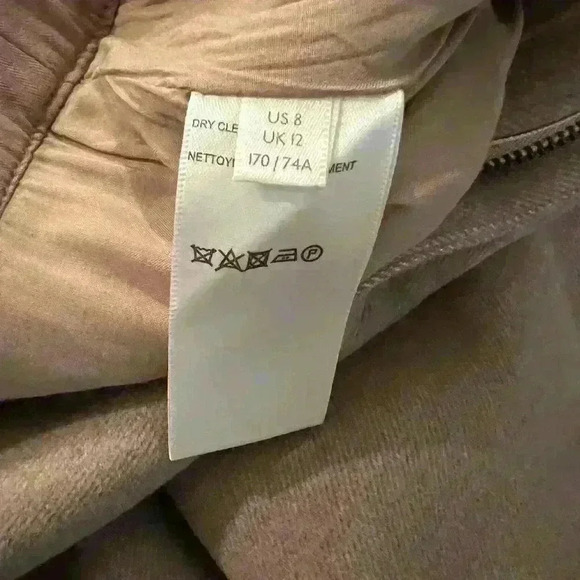 NWT Anthropologie Free People women's Tan Brushed balloon trouser pants Size - 8 - Picture 6 of 7